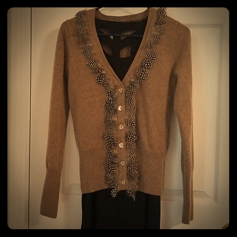Charlotte Tarantola Cardigan Feathered